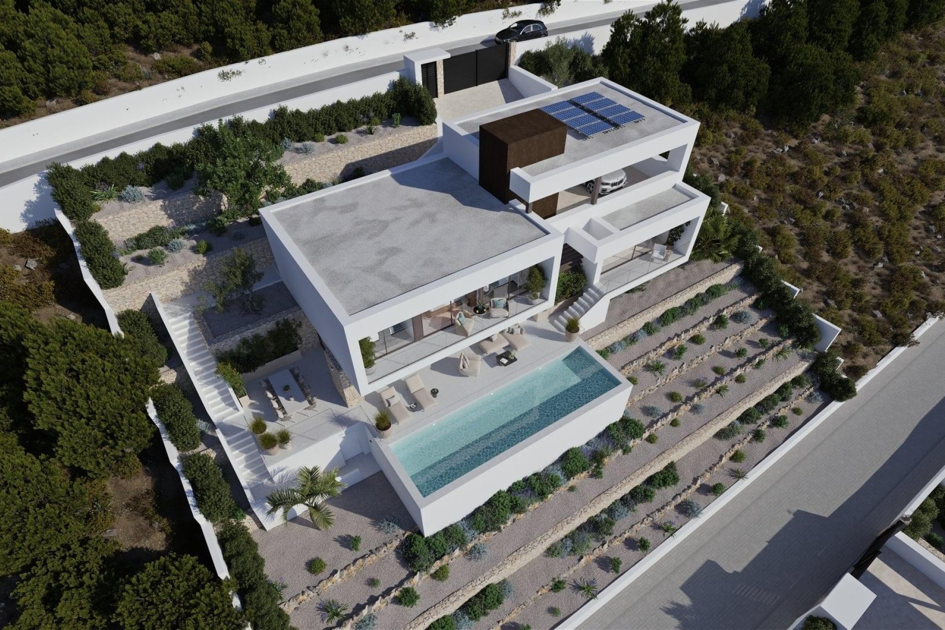 Obra nueva - villa -
Altea - Sierra de Altea