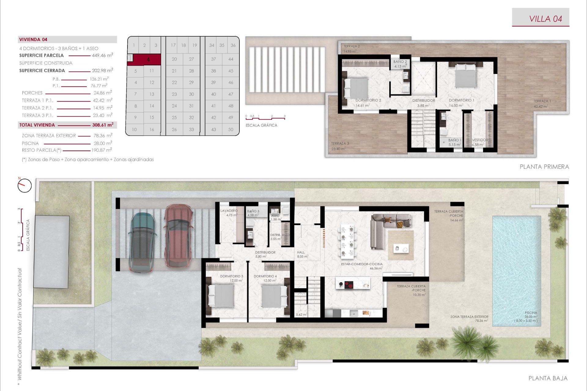Obra nueva - villa -
Ciudad Quesada - Lo Marabú