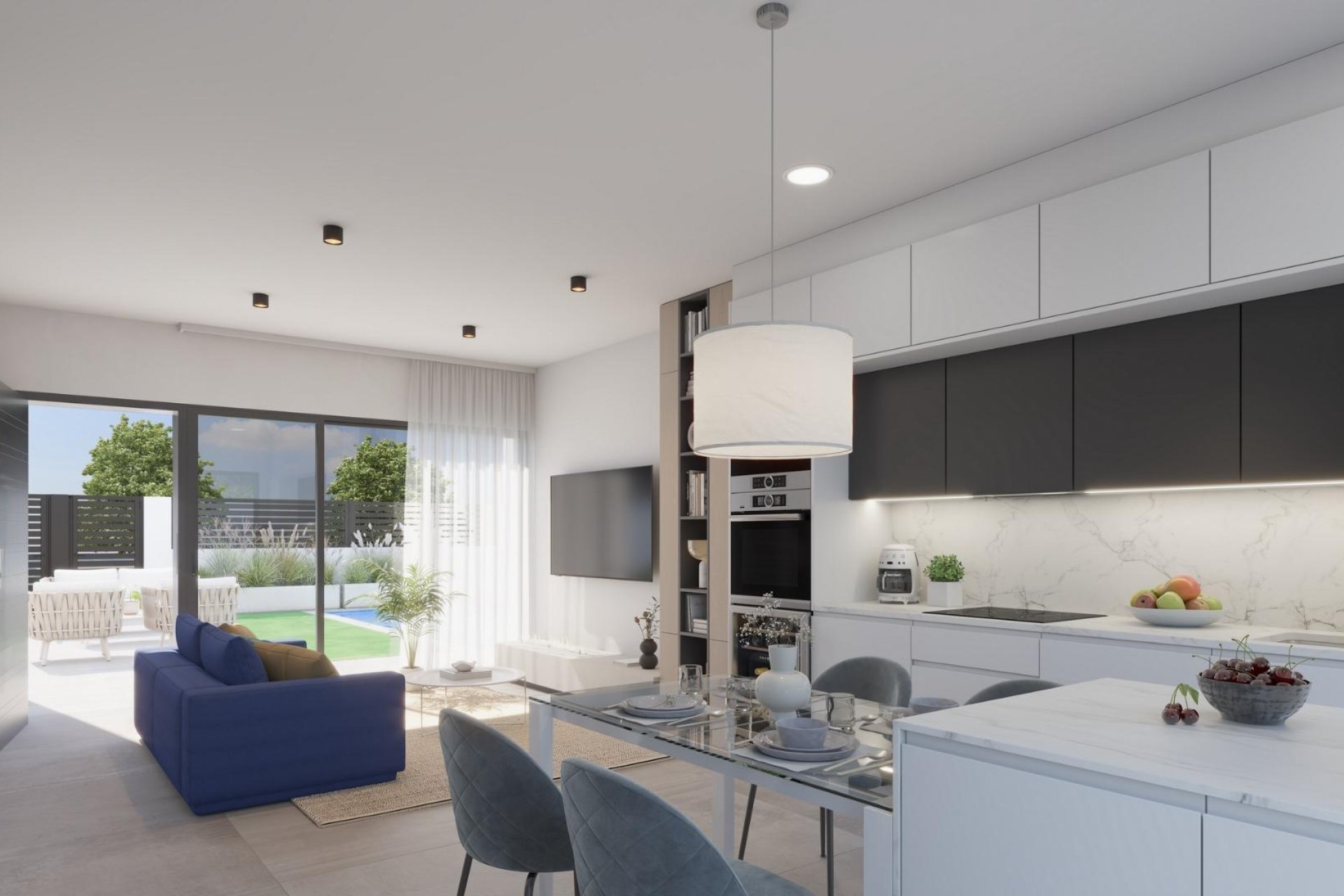 Obra nueva - villa -
Los Alcazares - Playa la Atascadera