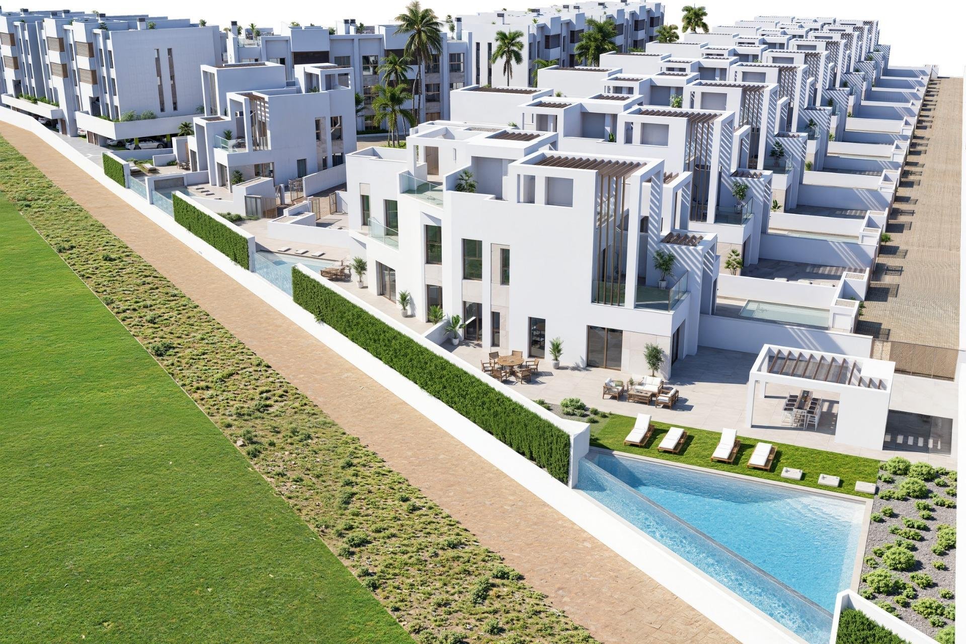 Obra nueva - villa -
Los Alcazares - Serena Golf