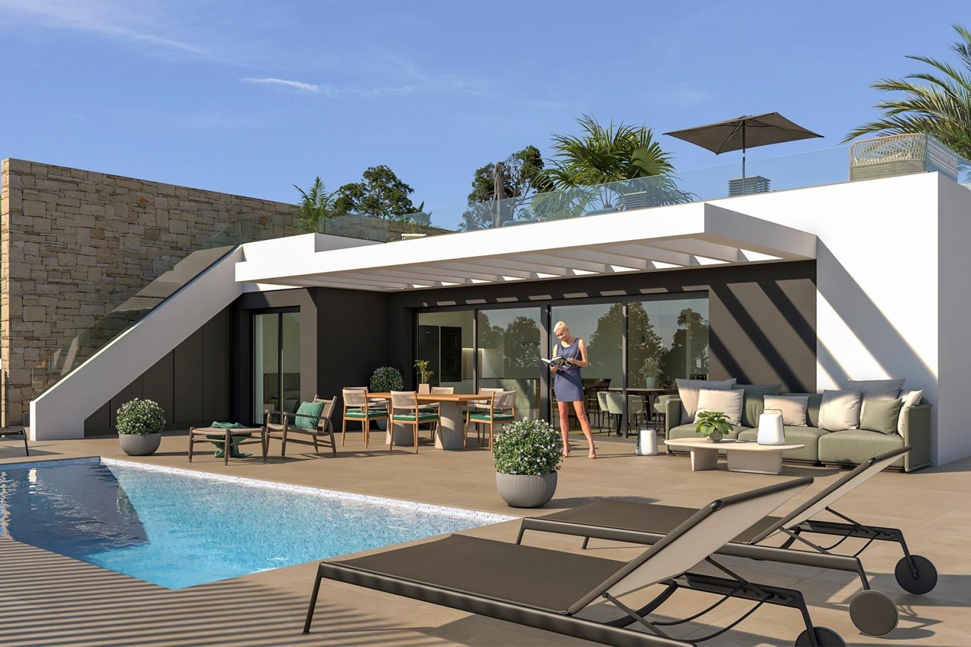 Obra nueva - villa -
Mutxamel - Cotoveta