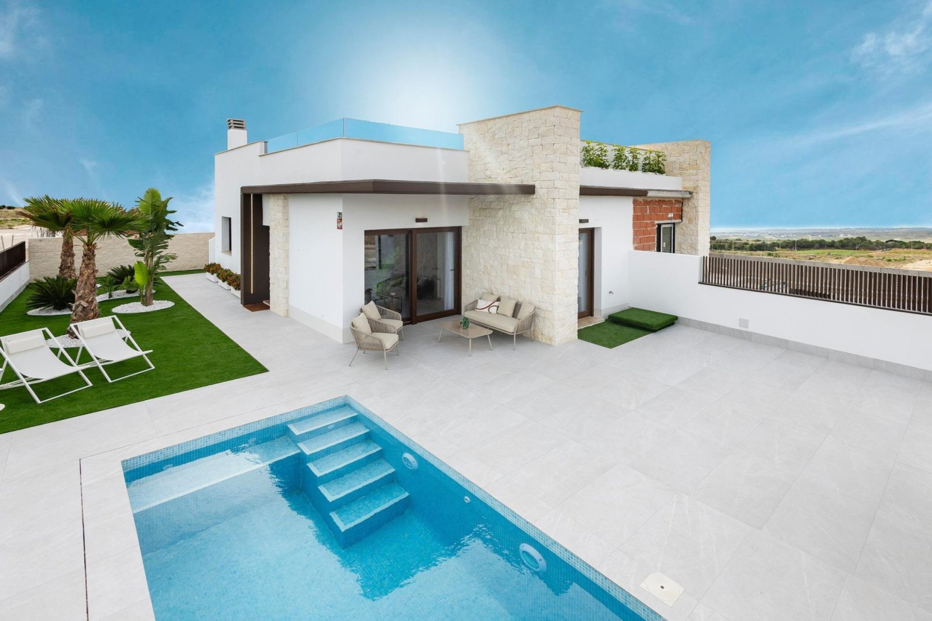 Obra nueva - villa -
Orihuela - Vistabella Golf