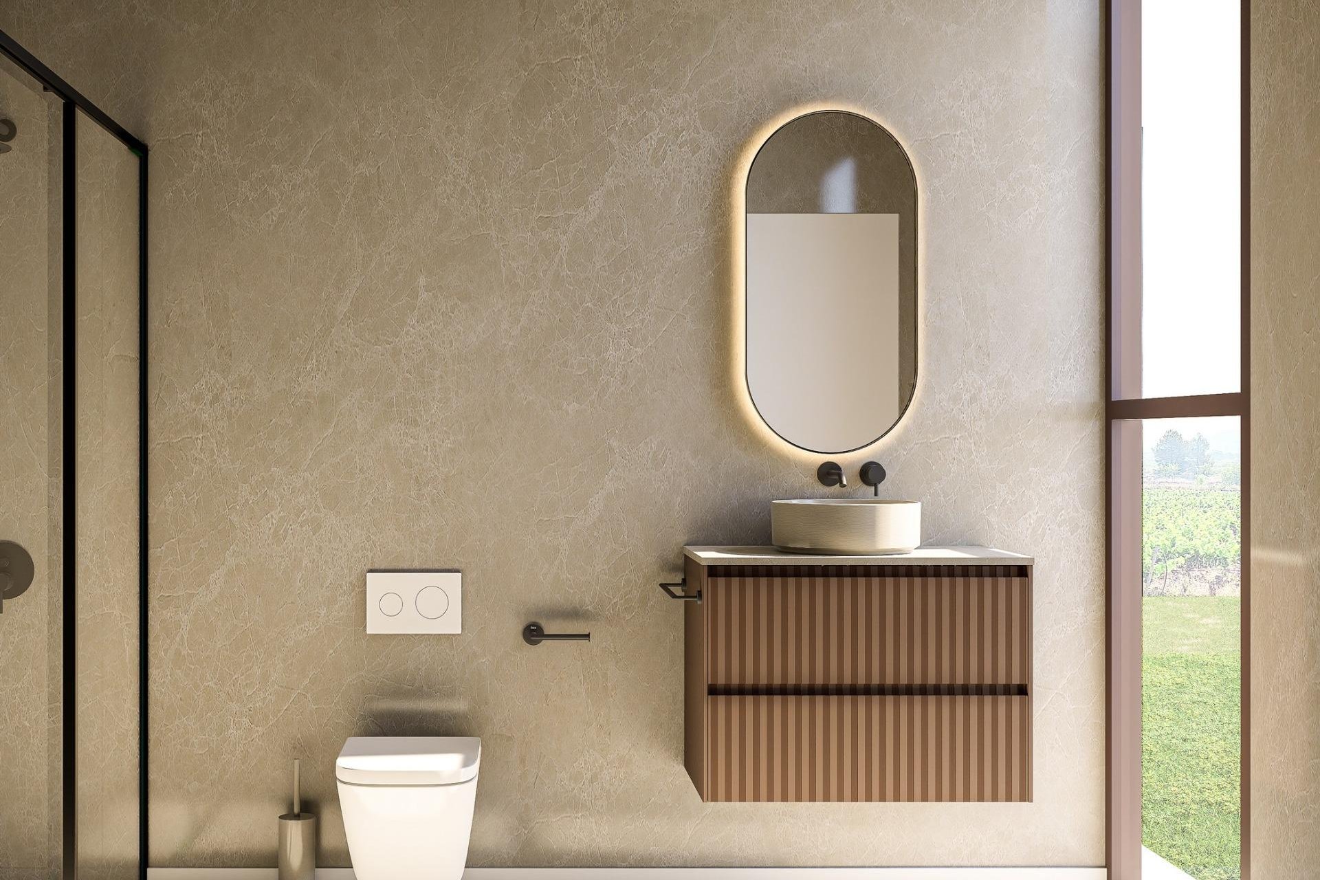 Obra nueva - villa -
Pinoso - Lel