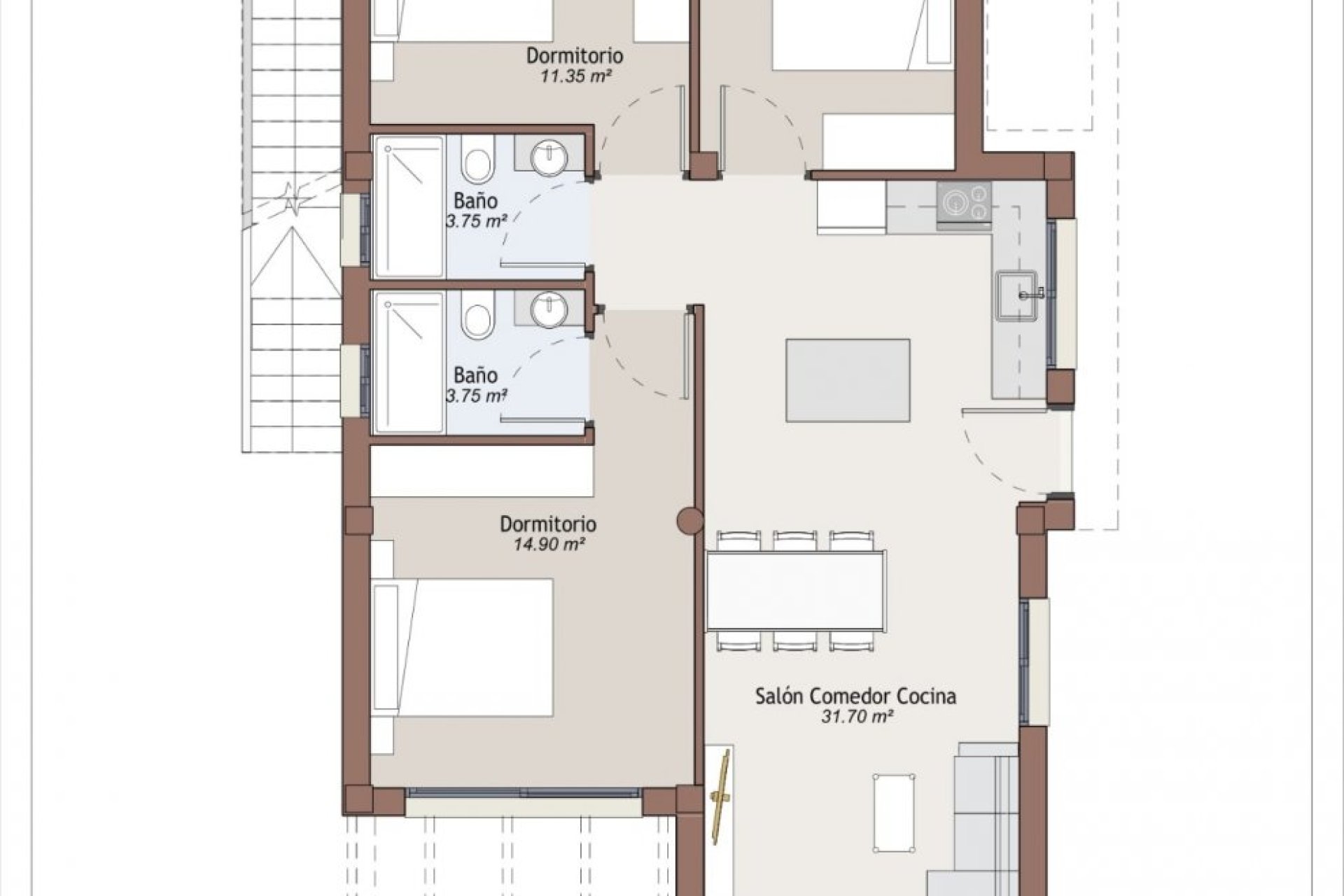 Obra nueva - villa -
