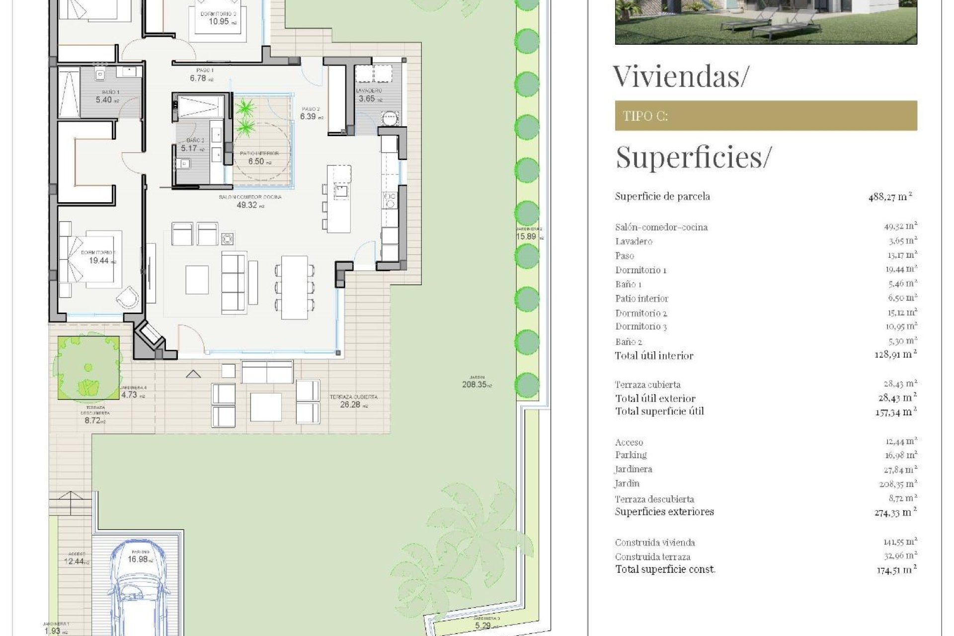 Obra nueva - villa -
