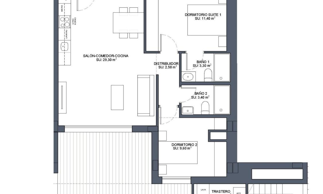 Obra nueva - Ático -
