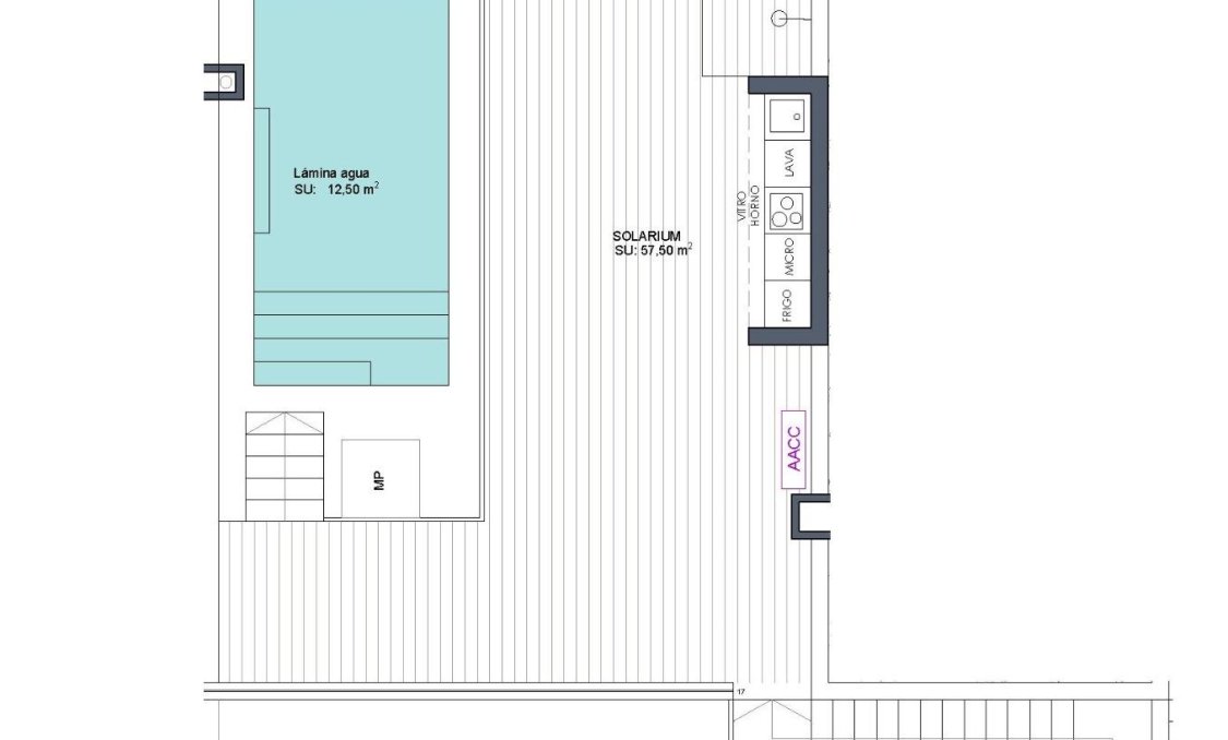 Obra nueva - Ático -
