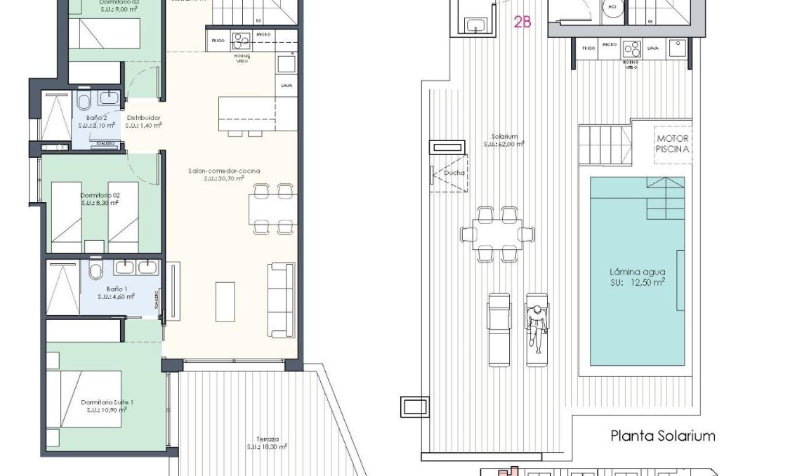 Obra nueva - Ático -
