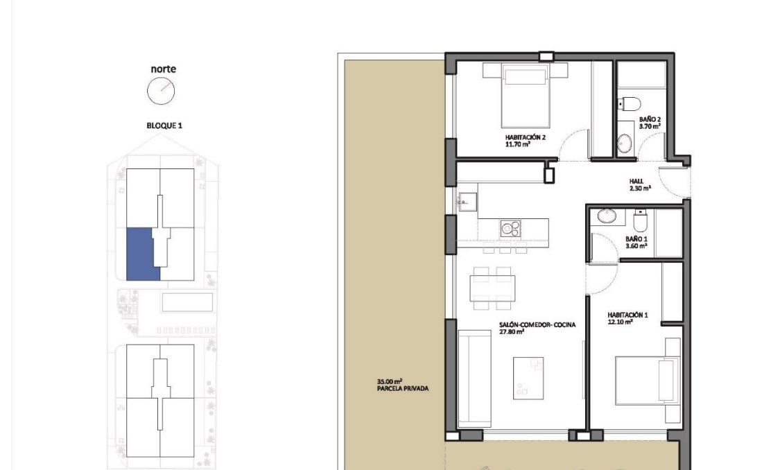 Obra nueva - apartment -
