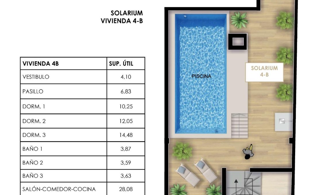 Obra nueva - Ático -
