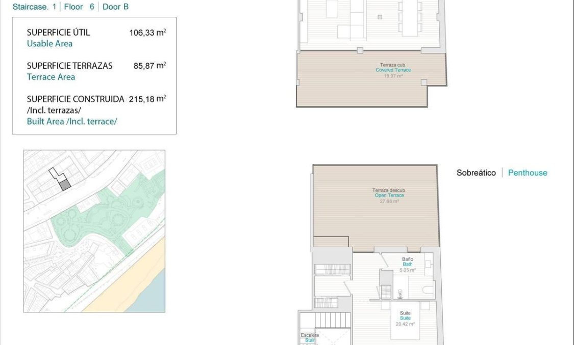 Obra nueva - Ático -

