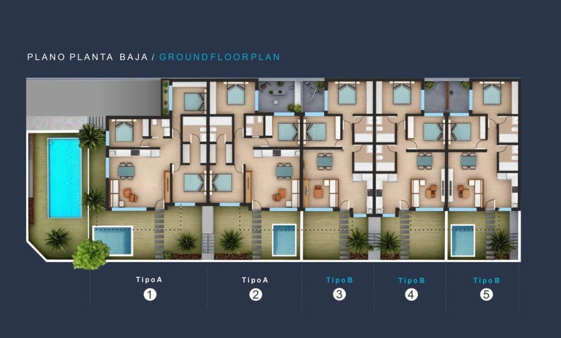 Obra nueva - Top Floor Bungalow -
