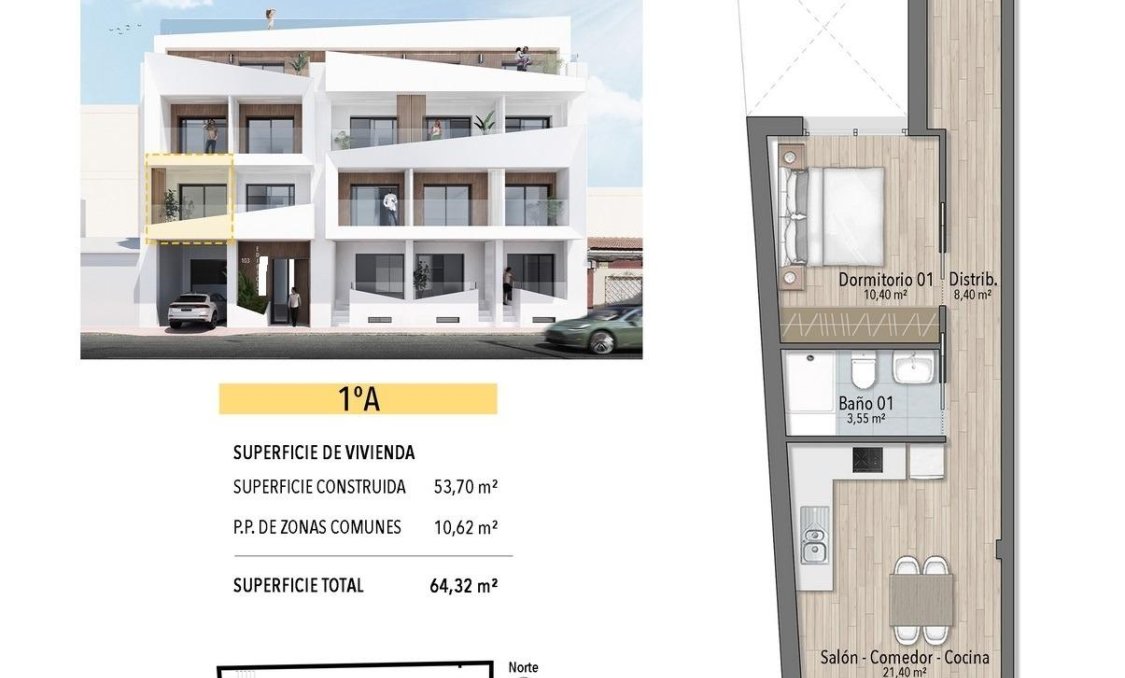 Obra nueva - apartment -
