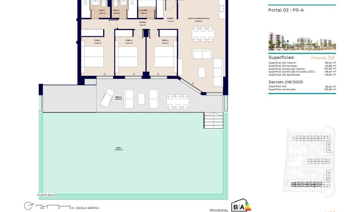 Nowy budynek - Ground floor apartment -
