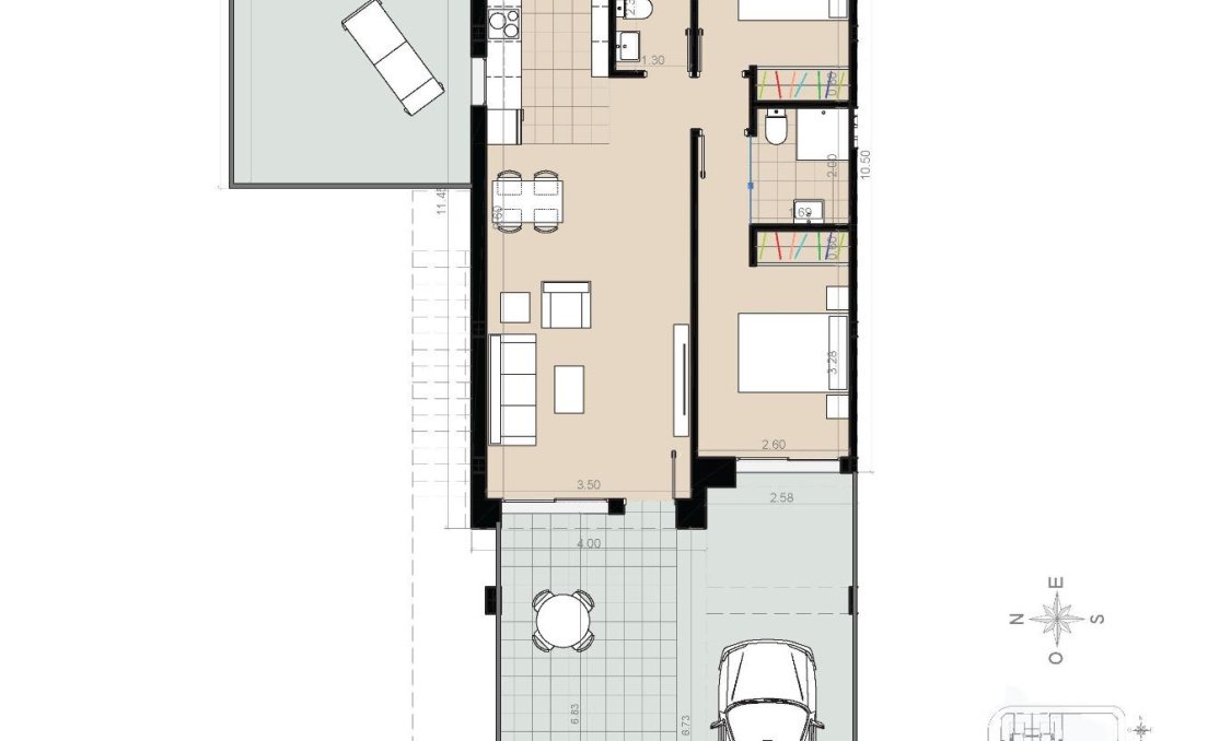 Nowy budynek - Bungalow -
