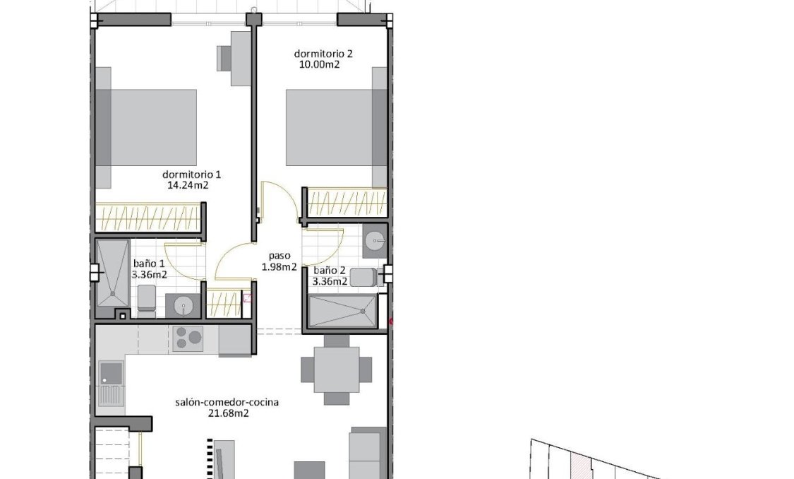 Nowy budynek - Bungalow -
