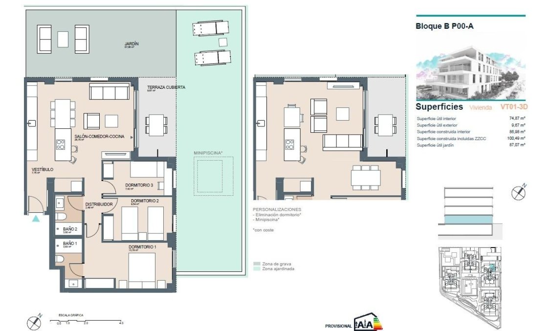 Nowy budynek - Ground floor apartment -
