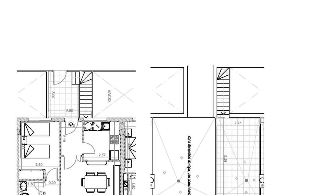 Obra nueva - Ático -
