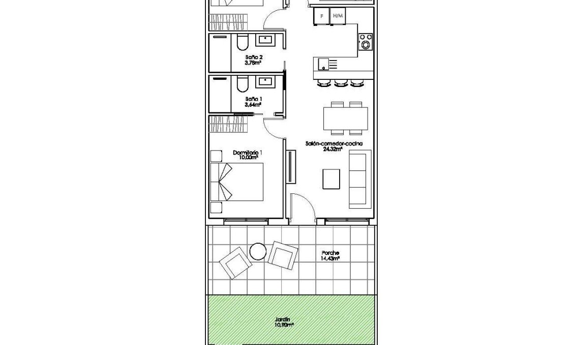 Nowy budynek - Bungalow -
