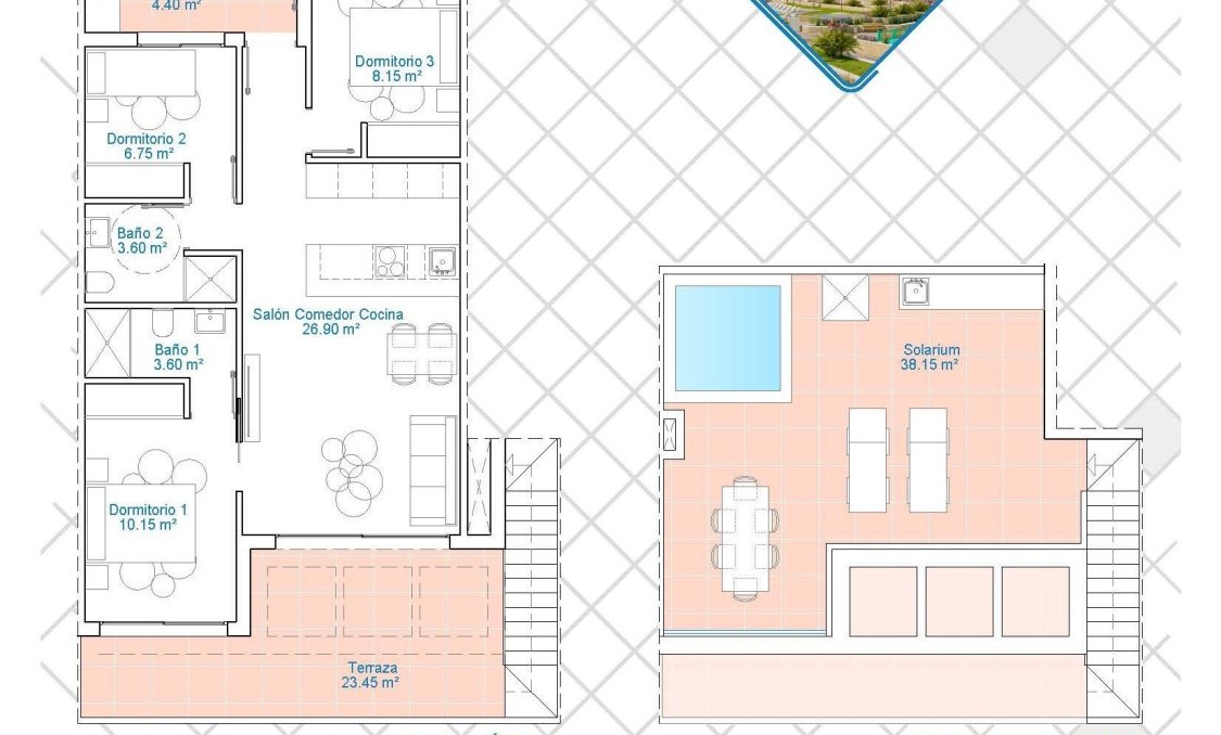 Obra nueva - Ático -
