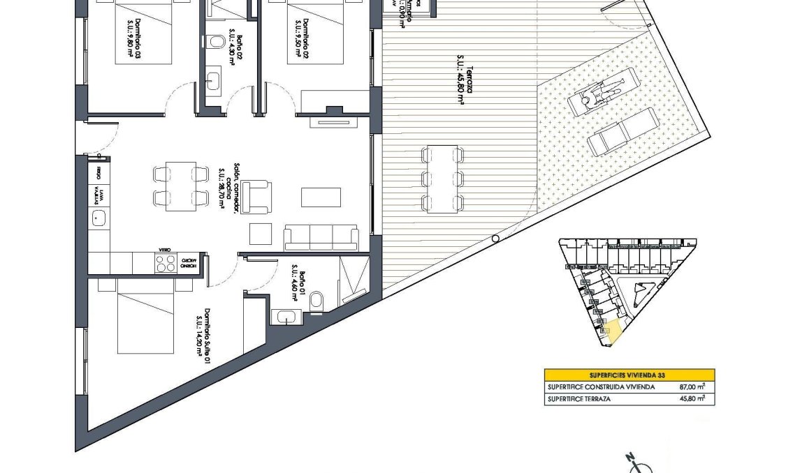 Obra nueva - Bungalow -
