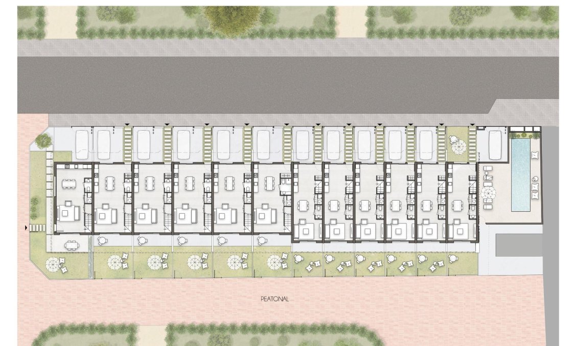 Nowy budynek - town house -
