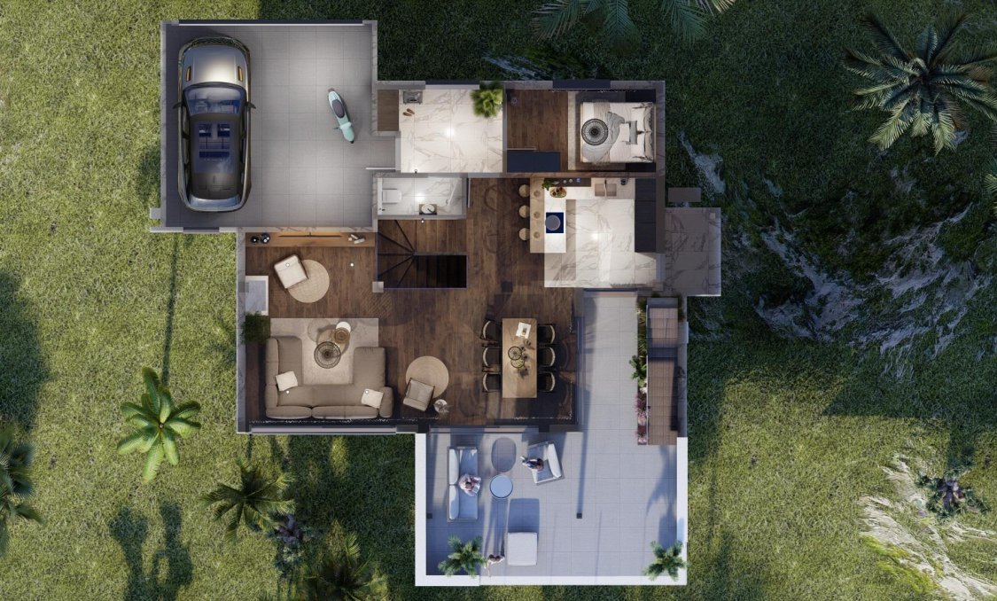 Obra nueva - villa -
