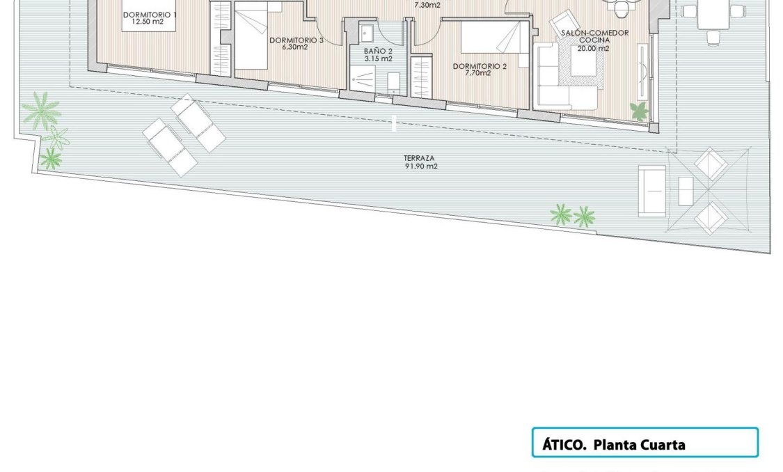 Obra nueva - Ático -
