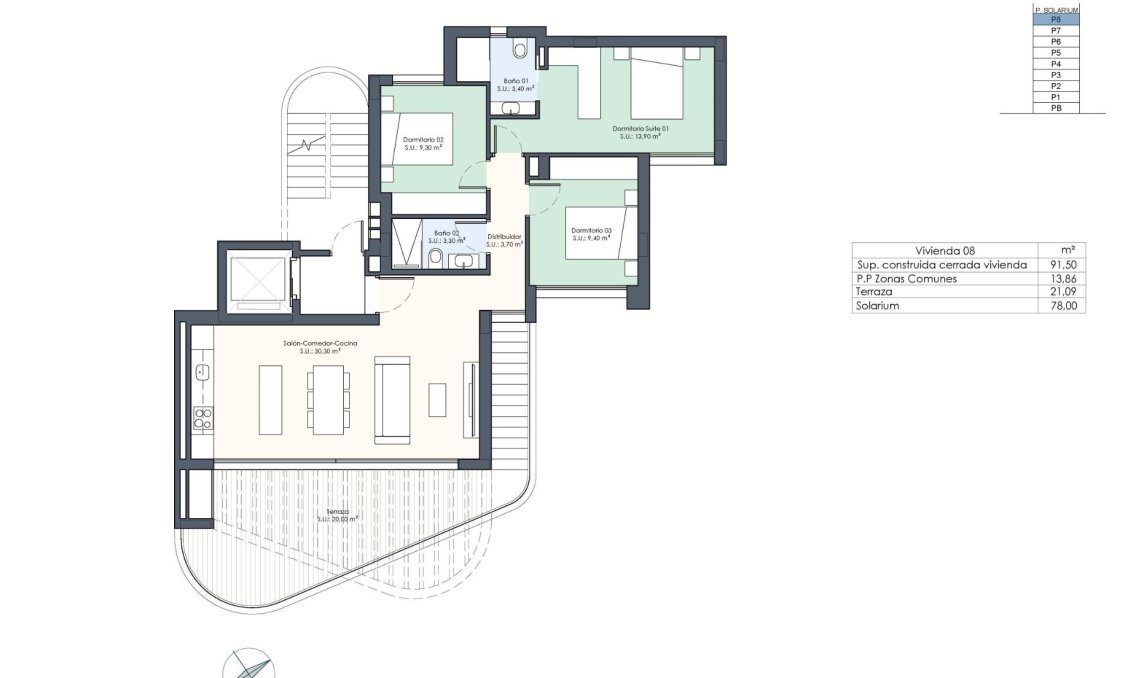 Obra nueva - Ático -
