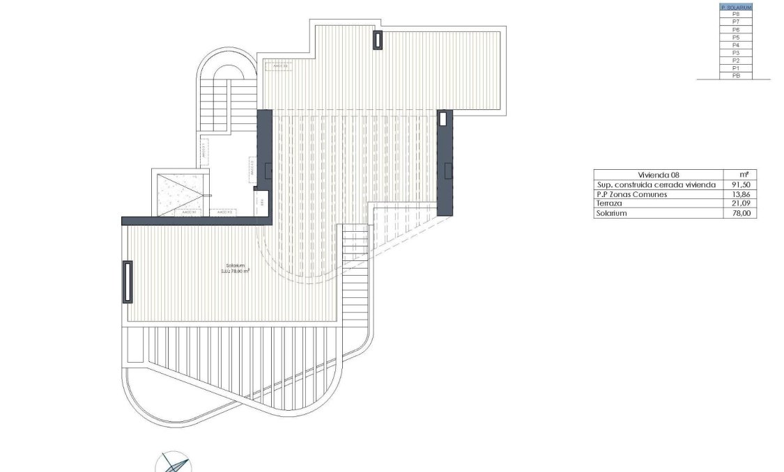 Obra nueva - Ático -
