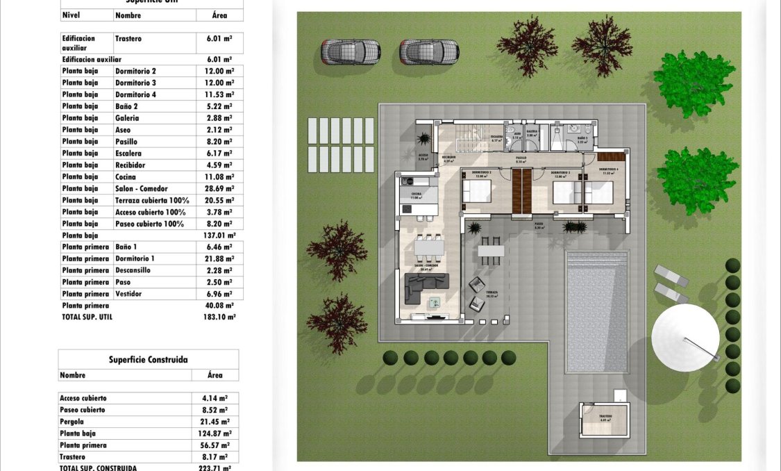 Obra nueva - villa -
