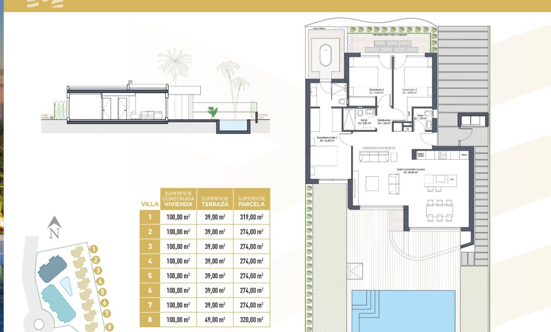 Obra nueva - villa -
