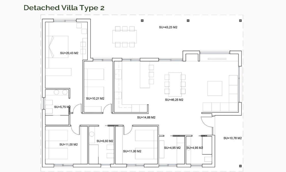Nowy budynek - villa -
