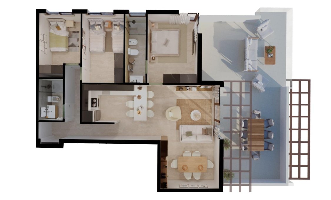 Nowy budynek - apartment -
