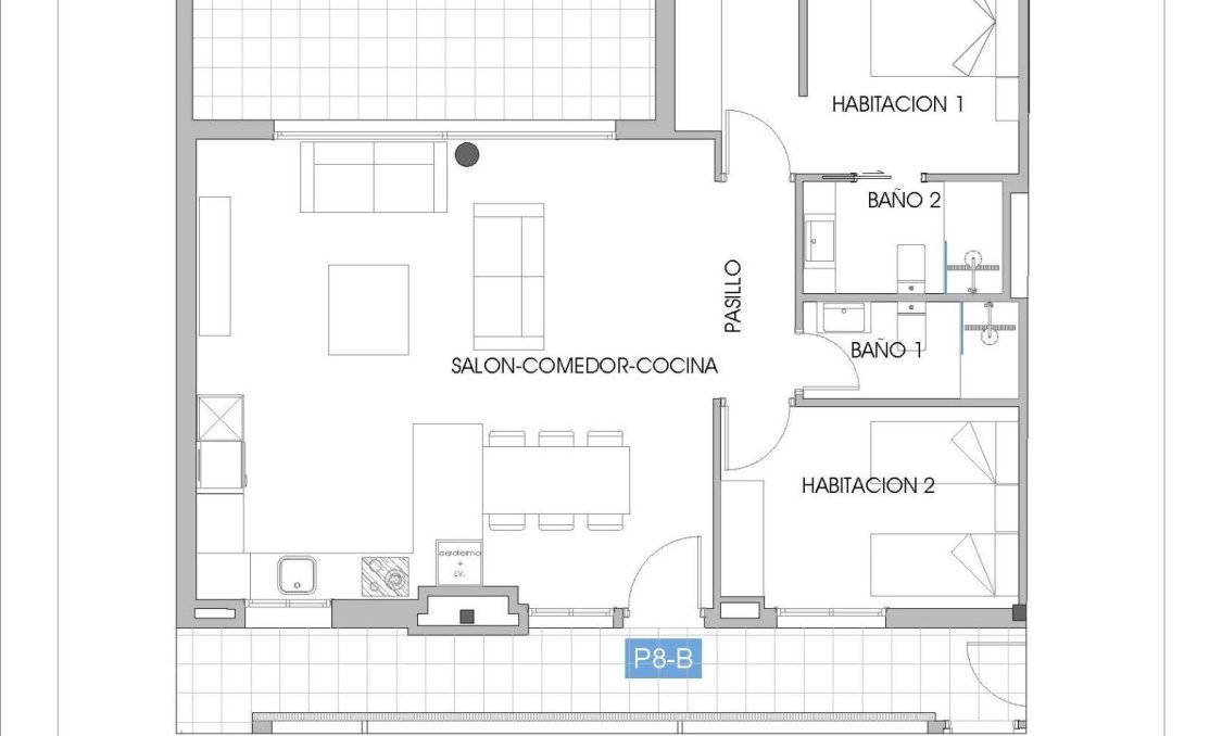 Obra nueva - Ático -
