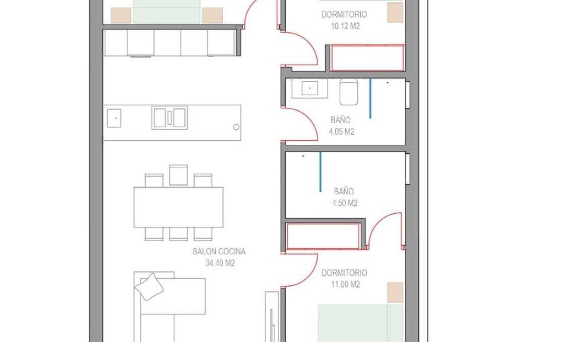 Nowy budynek - Bungalow -
