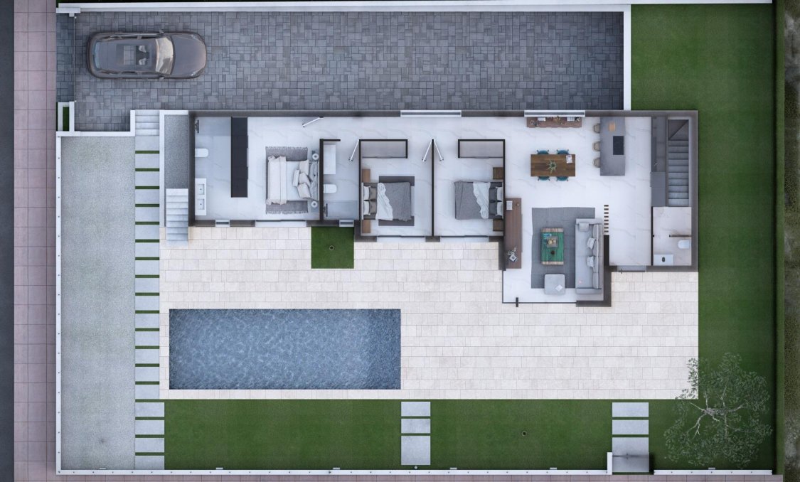 Obra nueva - villa -
