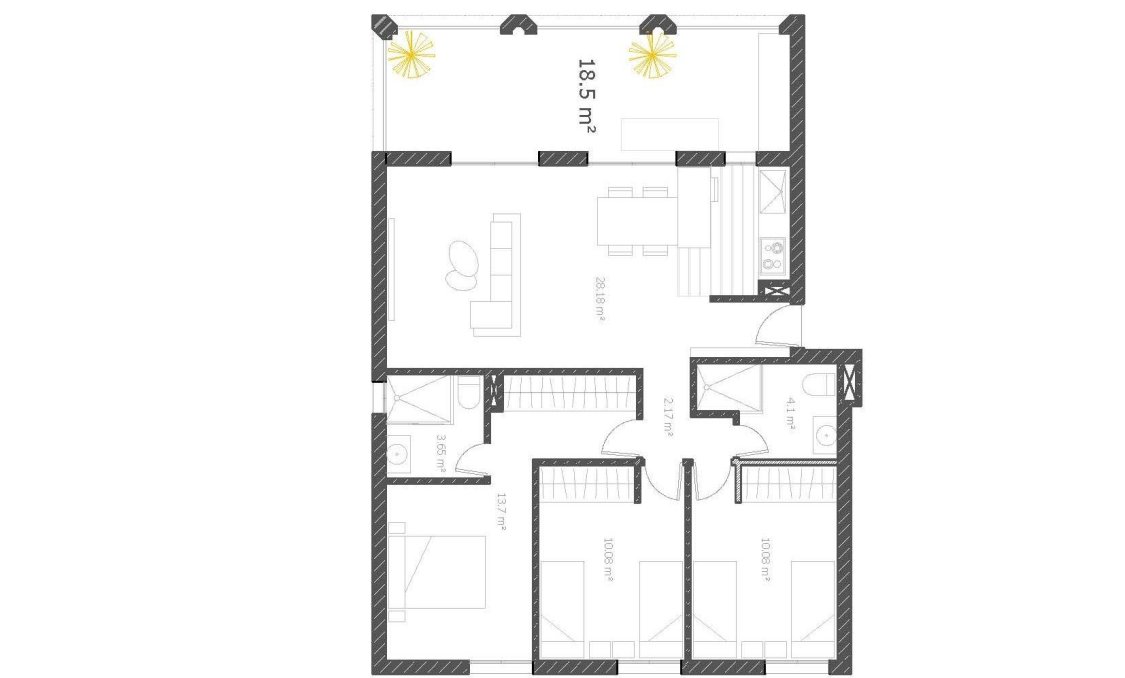 Nowy budynek - apartment -
