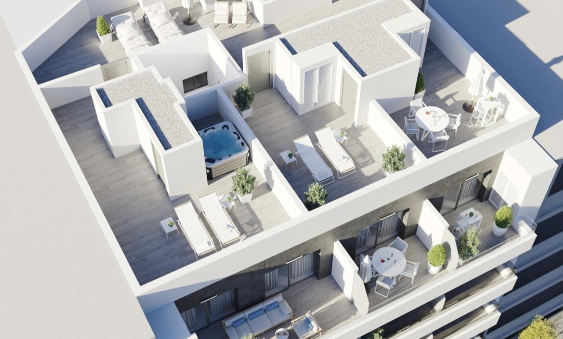 New Build - apartment -
Torrevieja - Centro