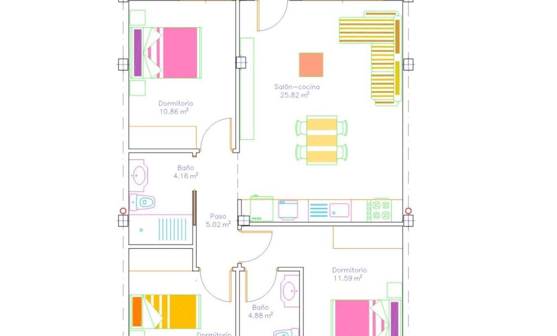 New Build - Bungalow -
San Javier - pueblo