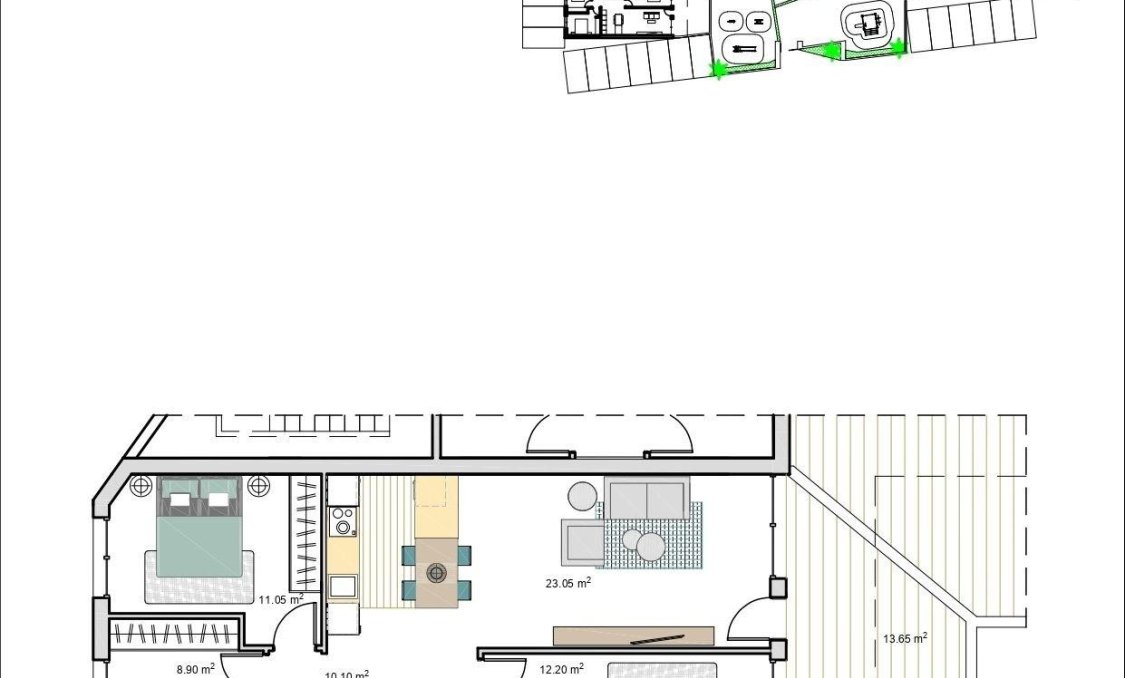 Nowy budynek - Bungalow -
