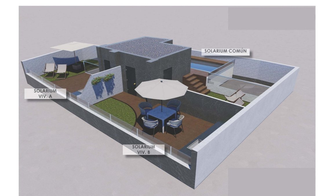 Obra nueva - Ático -
