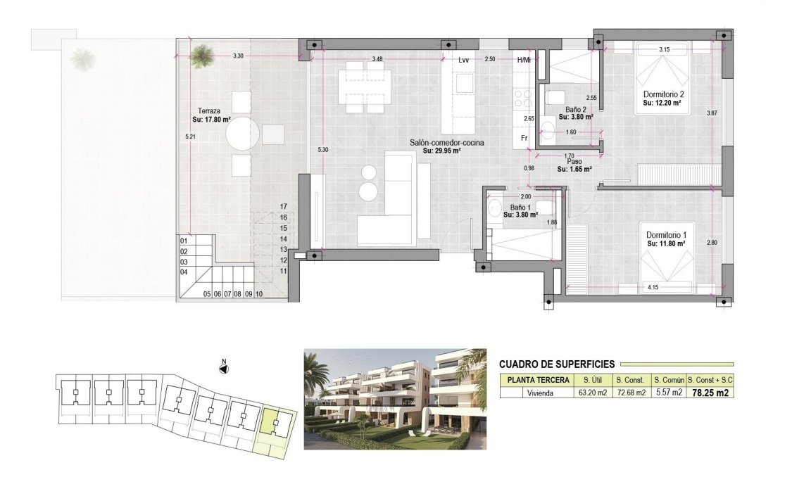 New Build - Penthouse -
Alhama De Murcia - Condado De Alhama