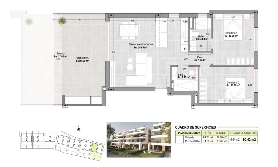 New Build - apartment -
Alhama De Murcia - Condado De Alhama