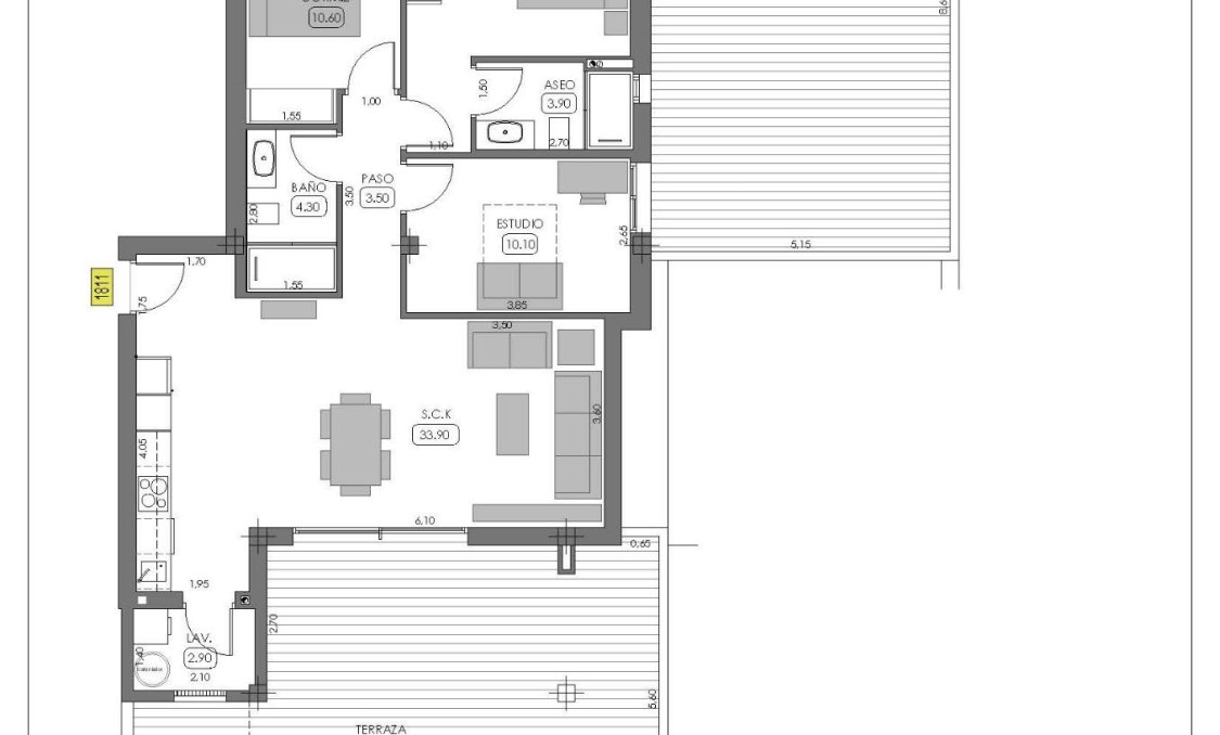 Obra nueva - Bungalow -
Algorfa - La Finca Golf