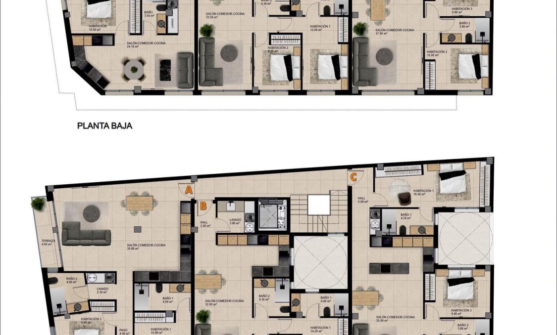 New Build - apartment -
Catral - pueblo