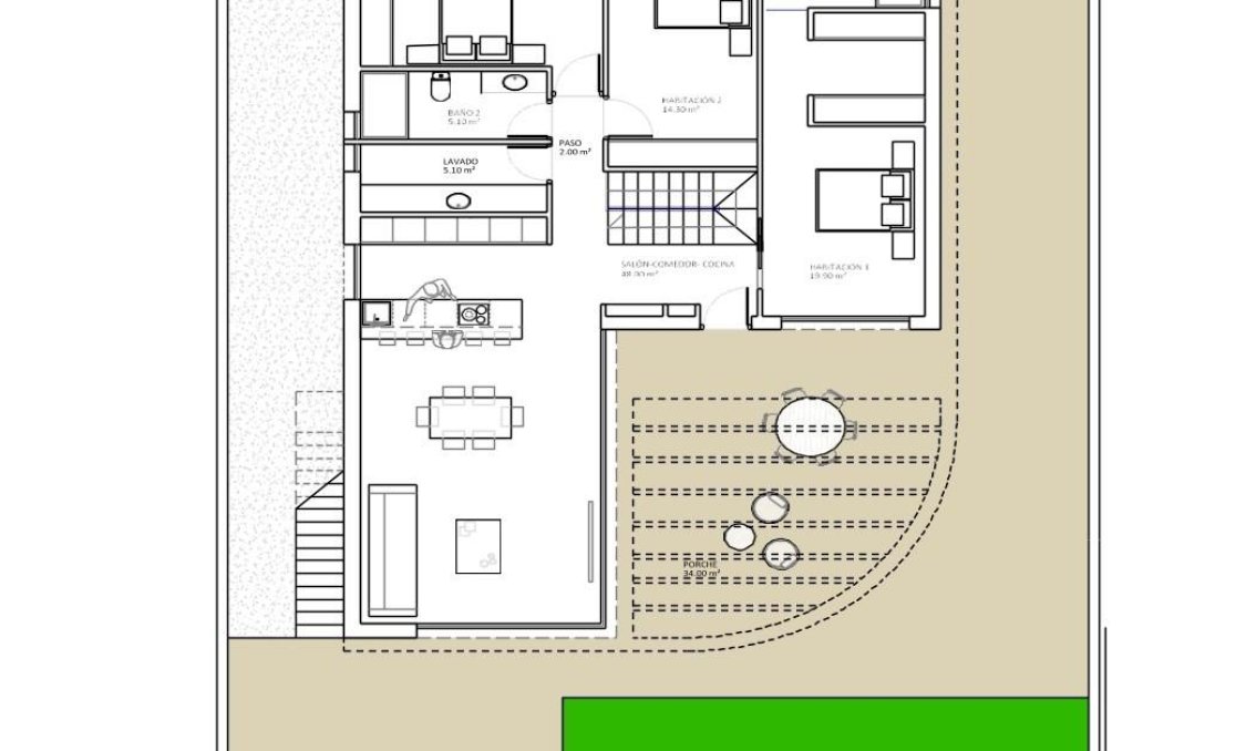 Obra nueva - villa -
