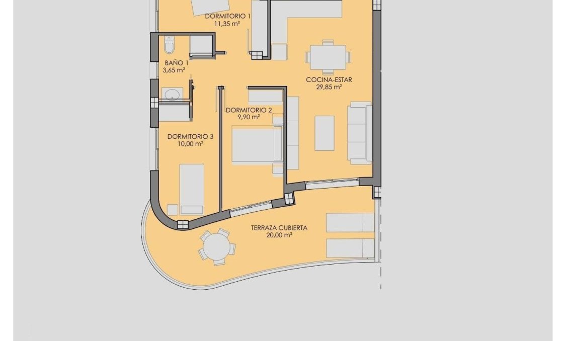 New Build - apartment -
Los Alcazares - Serena Golf