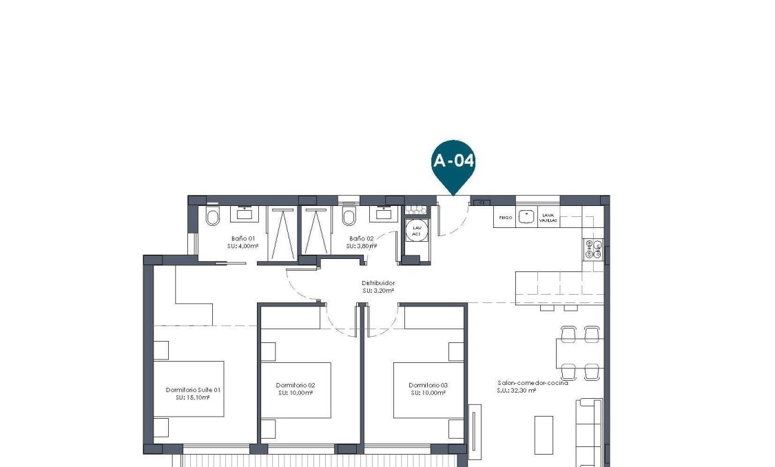 New Build - apartment -
Los Alcazares - Serena Golf