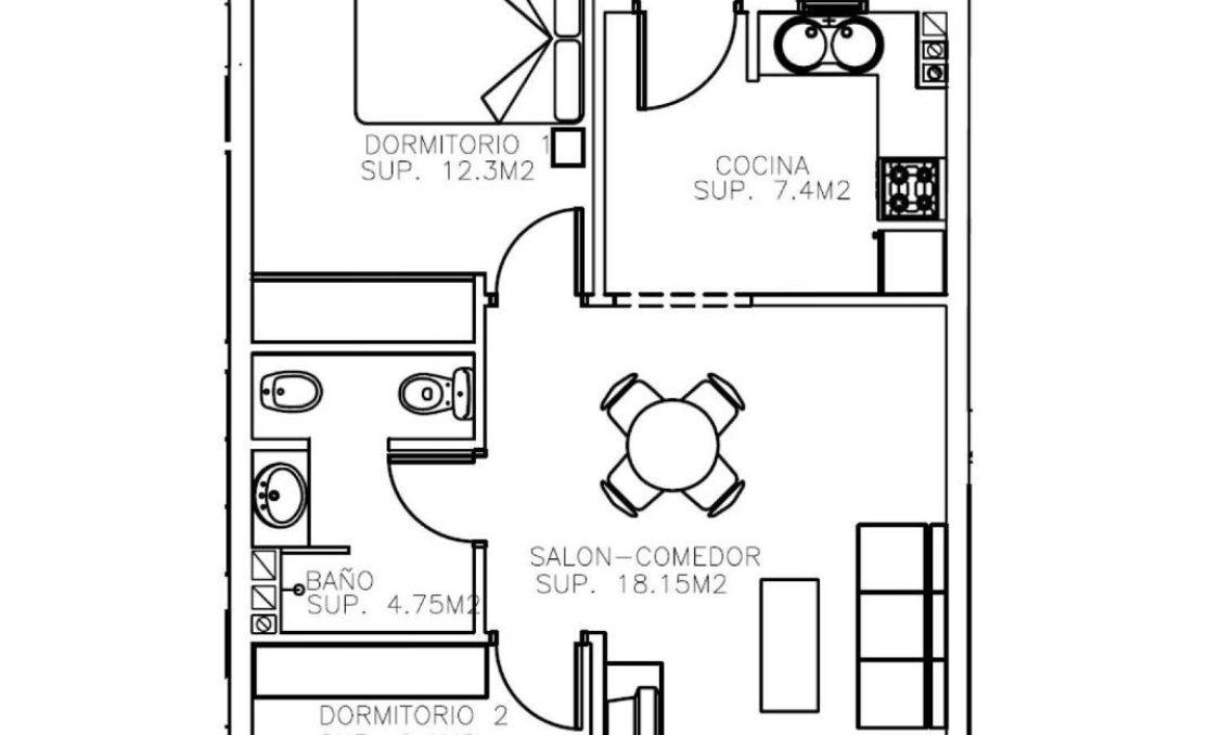 New Build - Penthouse -
Aguilas - Collados